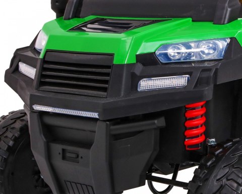 Autko Farmer Truck dla 2 dzieci Zielony + Napęd 4x4 + Pilot + Kiper + Audio LED Autko Farmer Truck dla 2 dzieci Zielony + Napęd 4x4 + Pilot + Kiper + Audio LED