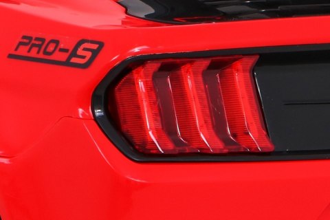 Autko GT Sport na akumulator dla dzieci Czerwony + Pilot + Wolny Start + Bagażnik + MP3 LED Autko GT Sport na akumulator dla dzieci Czerwony + Pilot + Wolny Start + Bagażnik + MP3 LED