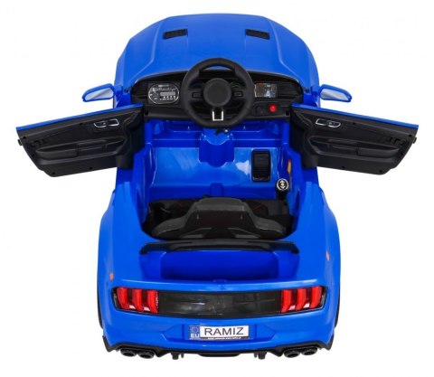 Autko GT Sport na akumulator dla dzieci Niebieski + Pilot + Wolny Start + Bagażnik + MP3 LED Autko GT Sport na akumulator dla dzieci Niebieski + Pilot + Wolny Start + Bagażnik + MP3 LED