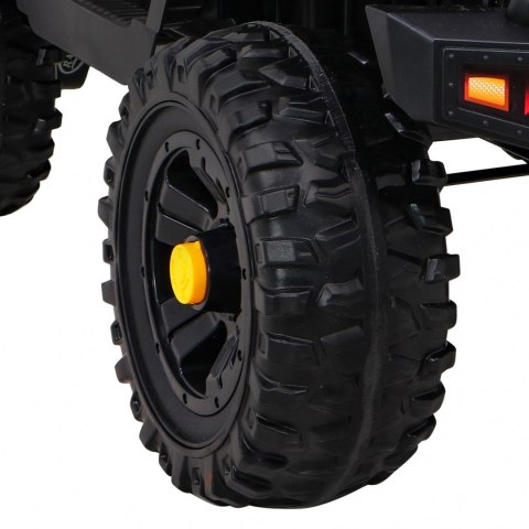 Autko Jeep Dark Night na akumulator dla dzieci Czarny + Wolny Start + EVA + Audio LED Autko Jeep Dark Night na akumulator dla dzieci Czarny + Wolny Start + EVA + Audio LED