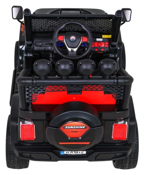 Autko terenowe Raptor Drifter Płomienie + Pilot + Napęd 4x4 + Schowek + Wolny Start + MP3 LED Autko terenowe Raptor Drifter Płomienie + Pilot + Napęd 4x4 + Schowek + Wolny Start + MP3 LED