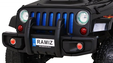 Autko terenowe Raptor Drifter Płomienie + Pilot + Napęd 4x4 + Schowek + Wolny Start + MP3 LED Autko terenowe Raptor Drifter Płomienie + Pilot + Napęd 4x4 + Schowek + Wolny Start + MP3 LED
