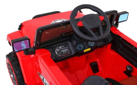 Auto Terenowe Full Time 4WD dla dzieci Czerwony + Napęd 4x4 + Pilot + Audio LED + Schowek Auto Terenowe Full Time 4WD dla dzieci Czerwony + Napęd 4x4 + Pilot + Audio LED + Schowek