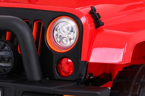 Auto Terenowe Full Time 4WD dla dzieci Czerwony + Napęd 4x4 + Pilot + Audio LED + Schowek Auto Terenowe Full Time 4WD dla dzieci Czerwony + Napęd 4x4 + Pilot + Audio LED + Schowek
