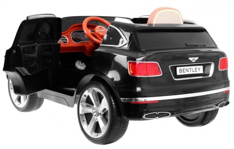 Auto na akumulator Bentley Bentayga dla dzieci Czarny + Koła EVA + Radio MP3 + Pilot Auto na akumulator Bentley Bentayga dla dzieci Czarny + Koła EVA + Radio MP3 + Pilot