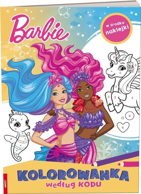 Barbie Dreamtopia Kolorowanka według kodu Barbie Dreamtopia Kolorowanka według kodu