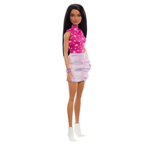 Barbie Fashionistas. Lalka różowa koszulka HRH13 Barbie Fashionistas. Lalka różowa koszulka HRH13