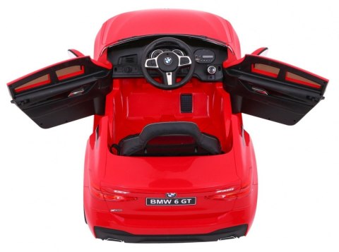 BMW 6 GT Autko na akumulator Czerwony + Pilot + Wolny Start + EVA + Pasy + LED MP3 BMW 6 GT Autko na akumulator Czerwony + Pilot + Wolny Start + EVA + Pasy + LED MP3