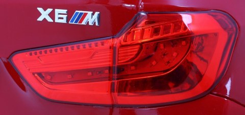 BMW X6M Elektryczne Autko dla dzieci Lakier Czerwony + Pilot + EVA + Wolny Start + Audio + LED BMW X6M Elektryczne Autko dla dzieci Lakier Czerwony + Pilot + EVA + Wolny Start + Audio + LED