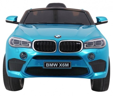 BMW X6M Elektryczne Autko dla dzieci Lakier Niebieski + Pilot + EVA + Wolny Start + Audio + LED BMW X6M Elektryczne Autko dla dzieci Lakier Niebieski + Pilot + EVA + Wolny Start + Audio + LED
