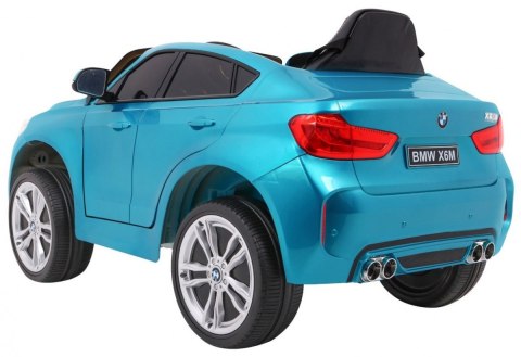 BMW X6M Elektryczne Autko dla dzieci Lakier Niebieski + Pilot + EVA + Wolny Start + Audio + LED BMW X6M Elektryczne Autko dla dzieci Lakier Niebieski + Pilot + EVA + Wolny Start + Audio + LED