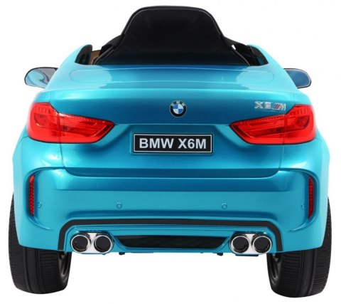 BMW X6M Elektryczne Autko dla dzieci Lakier Niebieski + Pilot + EVA + Wolny Start + Audio + LED BMW X6M Elektryczne Autko dla dzieci Lakier Niebieski + Pilot + EVA + Wolny Start + Audio + LED