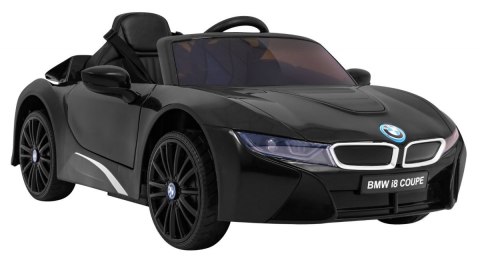 BMW I8 Lift Auto na akumulator Czarny + Pilot + Wolny Start + 3-pkt pasy + MP3 USB + LED BMW I8 Lift Auto na akumulator Czarny + Pilot + Wolny Start + 3-pkt pasy + MP3 USB + LED
