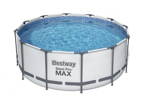 Basen stelażowy Steel Pro MAX 366x122 12FT BESTWAY 5w1 + Drabinka + Pokrywa + Pompa Filtr Basen stelażowy Steel Pro MAX 366x122 12FT BESTWAY 5w1 + Drabinka + Pokrywa + Pompa Filtr