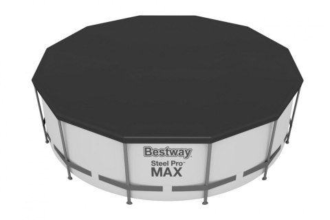Basen stelażowy Steel Pro MAX 366x122 12FT BESTWAY 5w1 + Drabinka + Pokrywa + Pompa Filtr Basen stelażowy Steel Pro MAX 366x122 12FT BESTWAY 5w1 + Drabinka + Pokrywa + Pompa Filtr