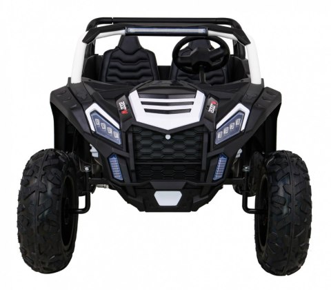 Buggy ATV Strong Racing dla 2 dzieci Biały + Silnik bezszczotkowy + Pompowane koła + Audio LED Buggy ATV Strong Racing dla 2 dzieci Biały + Silnik bezszczotkowy + Pompowane koła + Audio LED