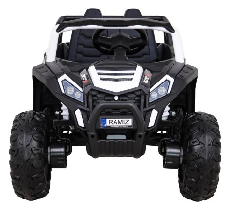 Buggy UTV 2000M Racing Auto na akumulator Biały + MP3 Dźwięki Światła + Pilot + Wolny Start Buggy UTV 2000M Racing Auto na akumulator Biały + MP3 Dźwięki Światła + Pilot + Wolny Start