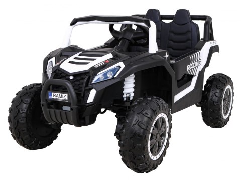Buggy UTV 2000M Racing Auto na akumulator Biały + MP3 Dźwięki Światła + Pilot + Wolny Start Buggy UTV 2000M Racing Auto na akumulator Biały + MP3 Dźwięki Światła + Pilot + Wolny Start
