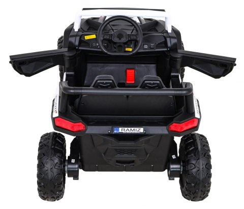 Buggy UTV 2000M Racing Auto na akumulator Biały + MP3 Dźwięki Światła + Pilot + Wolny Start Buggy UTV 2000M Racing Auto na akumulator Biały + MP3 Dźwięki Światła + Pilot + Wolny Start