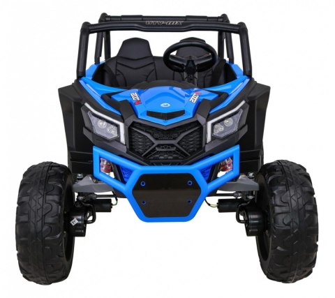 Buggy UTV-MX na akumulator dla dzieci Niebieski + Napęd 4x4 + Pilot + Audio LED + Schowek + EVA + Wolny Start Buggy UTV-MX na akumulator dla dzieci Niebieski + Napęd 4x4 + Pilot + Audio LED + Schowek + EVA + Wolny Start