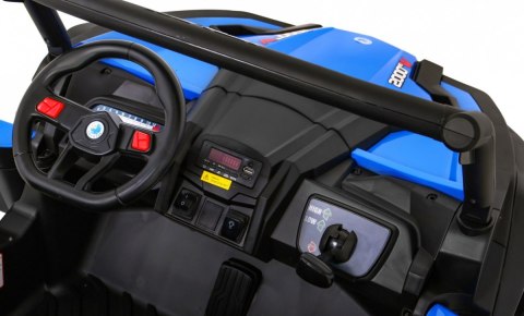 Buggy UTV-MX na akumulator dla dzieci Niebieski + Napęd 4x4 + Pilot + Audio LED + Schowek + EVA + Wolny Start Buggy UTV-MX na akumulator dla dzieci Niebieski + Napęd 4x4 + Pilot + Audio LED + Schowek + EVA + Wolny Start