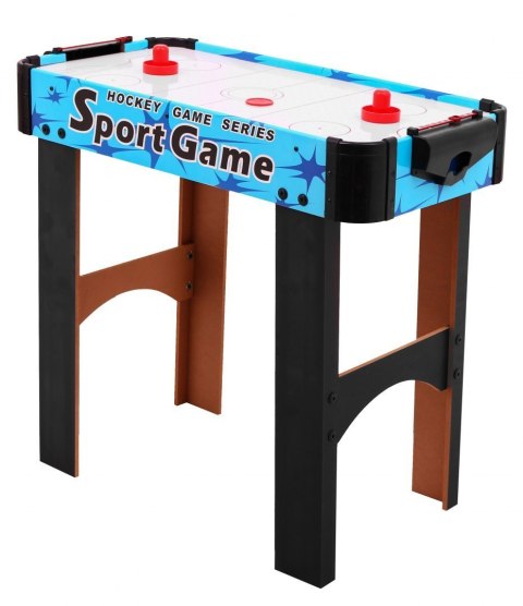 Cymbergaj dla dzieci Air Hockey Niebieski + Stół z płyty MDF + Dmuchawy powietrzne + Grzybki Krążki Cymbergaj dla dzieci Air Hockey Niebieski + Stół z płyty MDF + Dmuchawy powietrzne + Grzybki Krążki