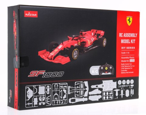 Ferrari SF1000 czerwony RASTAR model 1:16 Zdalnie sterowany bolid + Body kit + Pilot 2,4 GHz Ferrari SF1000 czerwony RASTAR model 1:16 Zdalnie sterowany bolid + Body kit + Pilot 2,4 GHz
