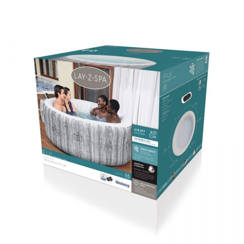 Fiji Lay-Z-Spa Przydomowe Spa BESTWAY 4-osobowe + Pompa + Filtr + ChemConnect Fiji Lay-Z-Spa Przydomowe Spa BESTWAY 4-osobowe + Pompa + Filtr + ChemConnect