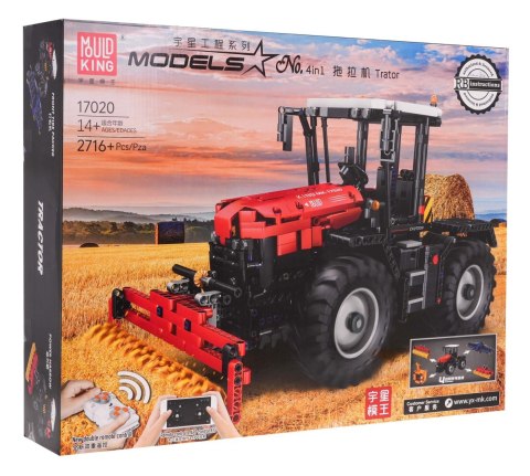 Klocki RC : Czerwony Traktor 2716el. Klocki RC : Czerwony Traktor 2716el.
