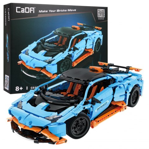 Klocki techniczne CaDA 1120 el. Wyścigówka Speed Cowboy dla dzieci 8+ Klocki techniczne CaDA 1120 el. Wyścigówka Speed Cowboy dla dzieci 8+