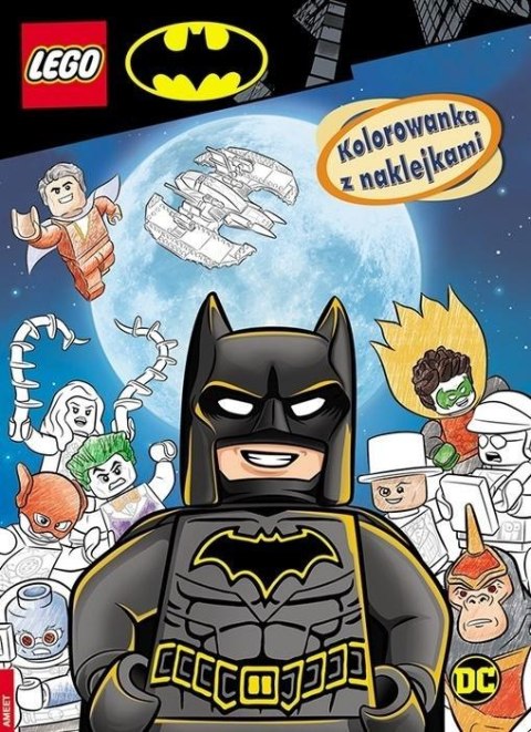 LEGO(R) Batman Kolorowanka z Naklejkami LEGO(R) Batman Kolorowanka z Naklejkami