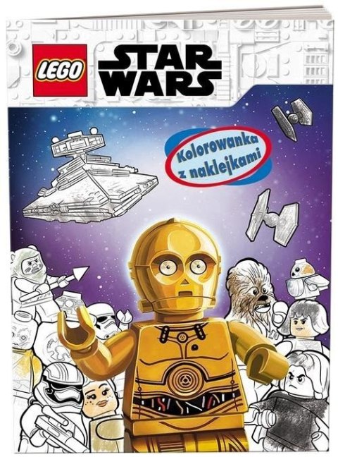 LEGO Star Wars. Kolorowanka z naklejkami LEGO Star Wars. Kolorowanka z naklejkami