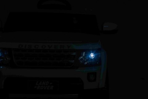 Land Rover Discovery Autko elektryczne dla dzieci Biały + Pilot + Koła EVA + Wolny Start + Radio MP3 Land Rover Discovery Autko elektryczne dla dzieci Biały + Pilot + Koła EVA + Wolny Start + Radio MP3
