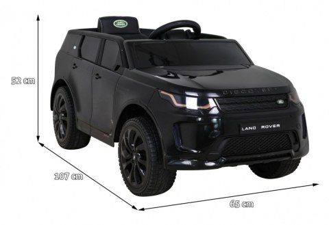 Land Rover Discovery Sport dla dzieci Czarny + Pilot + Wolny Start + Funkcja Kołyski + MP3 LED Land Rover Discovery Sport dla dzieci Czarny + Pilot + Wolny Start + Funkcja Kołyski + MP3 LED