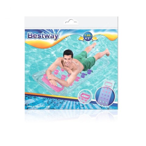 Materac Plażowy 188 71cm BESTWAY Biały Materac Plażowy 188 71cm BESTWAY Biały
