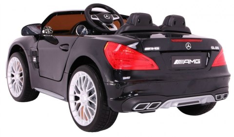 Mercedes AMG SL65 dla dzieci Czarny + Pilot + Bagażnik + Regulacja siedzenia + MP3 LED + Wolny Start Mercedes AMG SL65 dla dzieci Czarny + Pilot + Bagażnik + Regulacja siedzenia + MP3 LED + Wolny Start