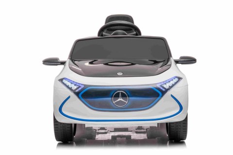 Mercedes Benz AMG EQA dla dzieci Biały + Pilot + 5-punktowe pasy + EVA + Wyświetlacz MP3 + LED Mercedes Benz AMG EQA dla dzieci Biały + Pilot + 5-punktowe pasy + EVA + Wyświetlacz MP3 + LED