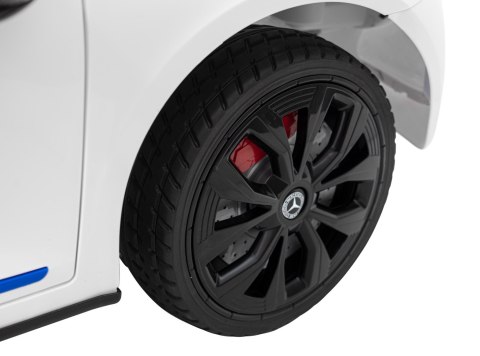 Mercedes Benz AMG EQA dla dzieci Biały + Pilot + 5-punktowe pasy + EVA + Wyświetlacz MP3 + LED Mercedes Benz AMG EQA dla dzieci Biały + Pilot + 5-punktowe pasy + EVA + Wyświetlacz MP3 + LED