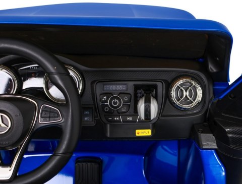 Mercedes Benz X-Class dla dzieci Lakier Niebieski + Pilot + Napęd 4x4 + MP4 + Bagażnik + EVA Mercedes Benz X-Class dla dzieci Lakier Niebieski + Pilot + Napęd 4x4 + MP4 + Bagażnik + EVA