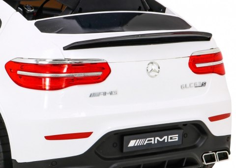 Mercedes Benz GLC63S dla dzieci Biały + Pilot + Napęd 4x4 + MP3 LED + EVA + Wolny Start Mercedes Benz GLC63S dla dzieci Biały + Pilot + Napęd 4x4 + MP3 LED + EVA + Wolny Start