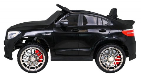 Mercedes Benz GLC63S dla dzieci Czarny + Pilot + Napęd 4x4 + MP3 LED + EVA + Wolny Start Mercedes Benz GLC63S dla dzieci Czarny + Pilot + Napęd 4x4 + MP3 LED + EVA + Wolny Start