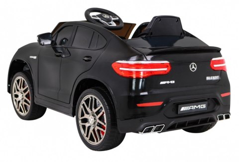 Mercedes Benz GLC63S dla dzieci Czarny + Pilot + Napęd 4x4 + MP3 LED + EVA + Wolny Start Mercedes Benz GLC63S dla dzieci Czarny + Pilot + Napęd 4x4 + MP3 LED + EVA + Wolny Start