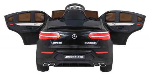 Mercedes Benz GLC63S dla dzieci Czarny + Pilot + Napęd 4x4 + MP3 LED + EVA + Wolny Start Mercedes Benz GLC63S dla dzieci Czarny + Pilot + Napęd 4x4 + MP3 LED + EVA + Wolny Start