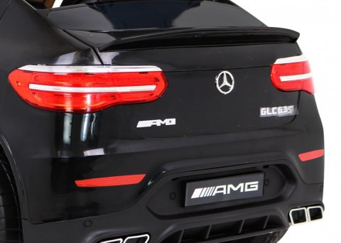 Mercedes Benz GLC63S dla dzieci Czarny + Pilot + Napęd 4x4 + MP3 LED + EVA + Wolny Start Mercedes Benz GLC63S dla dzieci Czarny + Pilot + Napęd 4x4 + MP3 LED + EVA + Wolny Start