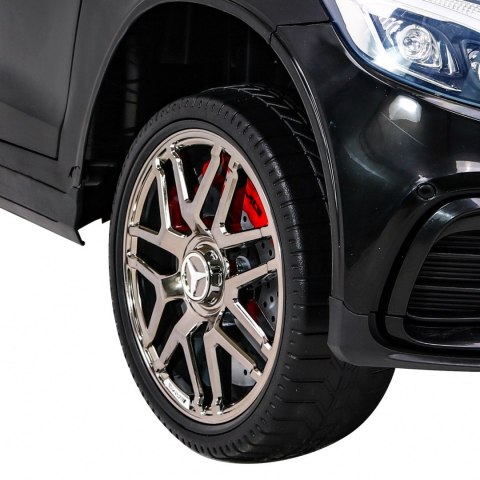 Mercedes Benz GLC63S dla dzieci Czarny + Pilot + Napęd 4x4 + MP3 LED + EVA + Wolny Start Mercedes Benz GLC63S dla dzieci Czarny + Pilot + Napęd 4x4 + MP3 LED + EVA + Wolny Start
