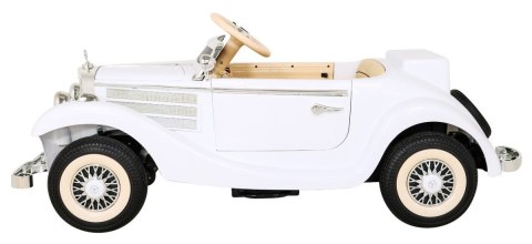 Mercedes Benz Retro 540A dla dzieci Biały + Tryb "Rodzica" + Pilot + Panel audio + LED Mercedes Benz Retro 540A dla dzieci Biały + Tryb "Rodzica" + Pilot + Panel audio + LED