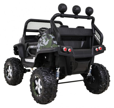 Mercedes Benz Unimog dla dzieci Lakier Moro + Napęd 4x4 + Pilot + Bagażnik + Wolny Start + MP3 LED Mercedes Benz Unimog dla dzieci Lakier Moro + Napęd 4x4 + Pilot + Bagażnik + Wolny Start + MP3 LED