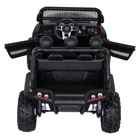 Mercedes Benz Unimog dla dzieci Lakier Moro + Napęd 4x4 + Pilot + Bagażnik + Wolny Start + MP3 LED Mercedes Benz Unimog dla dzieci Lakier Moro + Napęd 4x4 + Pilot + Bagażnik + Wolny Start + MP3 LED