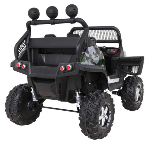 Mercedes Benz Unimog dla dzieci Lakier Moro + Napęd 4x4 + Pilot + Bagażnik + Wolny Start + MP3 LED Mercedes Benz Unimog dla dzieci Lakier Moro + Napęd 4x4 + Pilot + Bagażnik + Wolny Start + MP3 LED