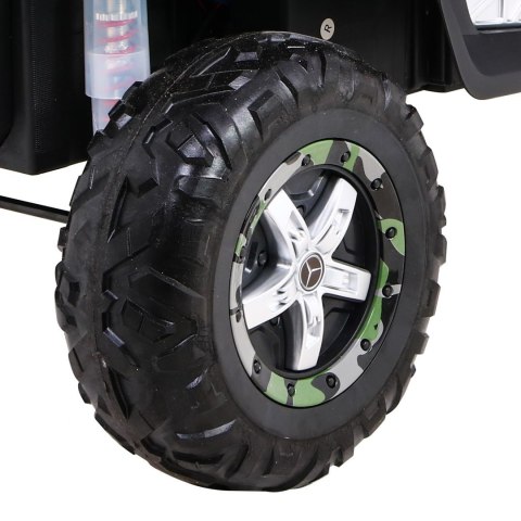 Mercedes Benz Unimog dla dzieci Lakier Moro + Napęd 4x4 + Pilot + Bagażnik + Wolny Start + Radio MP3 + LED Mercedes Benz Unimog dla dzieci Lakier Moro + Napęd 4x4 + Pilot + Bagażnik + Wolny Start + Radio MP3 + LED